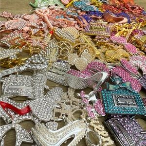 50pc Mixed Bling Charms Sets Luxury Bundle Bulk Wholesale Charms